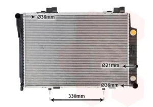 Radiador Mercedes Clase C (W202), Clk (C208), para Mercedes-Benz C W202 1993