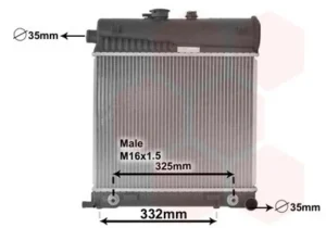 Radiador Mercedes Clase C(W202),E-Kl (W210) para Mercedes-Benz C W202 1993