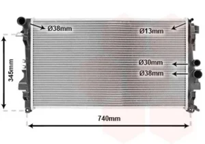 Radiador Mercedes para Mercedes-Benz VITO W639 2003