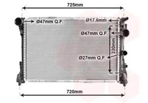 Radiador Mercedes Classe Con E para Mercedes-Benz C W204 2007