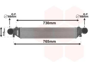 Intercooler para Mercedes-Benz C W203 2000