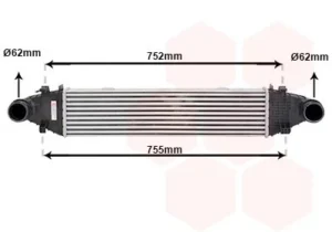 Intercooler para Mercedes-Benz C W204 2007