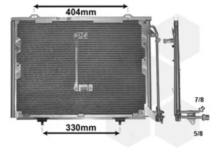 Condensador Mercedes Clase C (W202, T202) / Clk para Mercedes-Benz C W202 1993