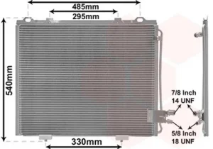 Condensador Mercedes Clase E (W210, S210) All para Mercedes-Benz E W210 1995