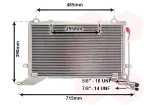 Condensador de aire acondicionado para Mercedes-Benz E W210 1995