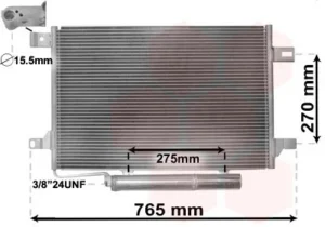 Condensador de aire acondicionado para Mercedes-Benz A W169 2004