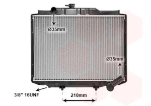 Radiador para Mitsubishi L300 1987
