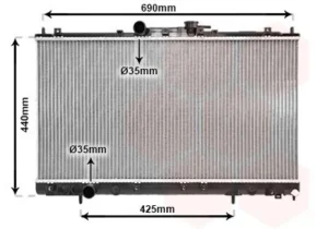 Radiador para Mitsubishi GALANT 1997
