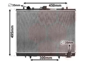 Radiador para Mitsubishi L200 PICK-UP 1996