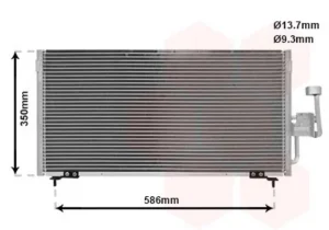 Condensador de aire acondicionado para Mitsubishi GALANT 1997