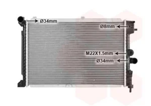 Radiador para Opel VECTRA A 1988