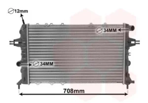 Radiador para Opel ZAFIRA A 1999