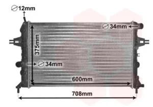 Radiador para Opel ASTRA G 1998
