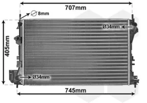 Radiador para Opel VECTRA C 2002