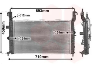 Radiador para Opel MERIVA A 2003