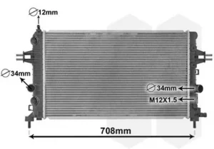 Radiador Opel Astra H para Opel ASTRA H 2004