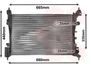 Radiador para Opel CORSA D 2006