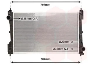 Radiador para Opel CORSA D 2006