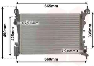 Radiador para Opel CORSA D 2006
