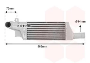 Intercooler para Opel CORSA B 1997