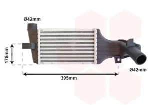 Intercooler para Opel ZAFIRA A 1999