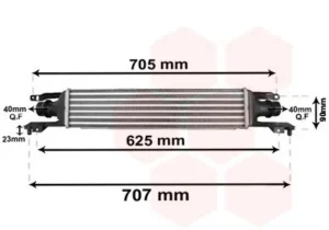 Intercooler para Opel CORSA D 2006