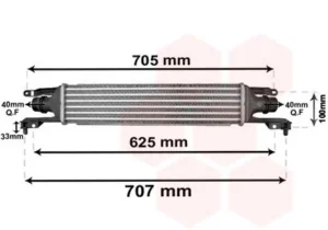 Intercooler para Opel CORSA D 2006