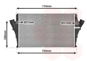 Intercooler para Fiat CROMA 2005 y Opel VECTRA C 2005