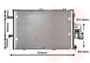 Condensador de aire acondicionado para Opel CORSA B 1997