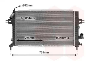 Radiador para Opel ASTRA H 2004