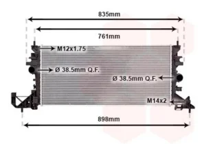 Radiador para Opel ASTRA K 2015