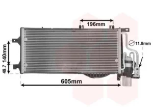 Condensador de aire acondicionado para Opel CORSA C 2000