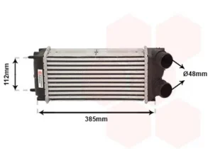 Intercooler para Citroen C4 2004 y C4 2008 y Peugeot 307 2005