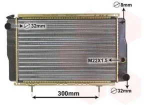 Radiador Renault 4L para Renault 4 1962