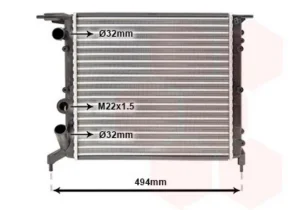 Radiador para Renault 19 I 1989