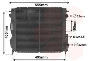 Radiador para Renault CLIO I 1990