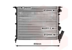 Radiador para Renault EXPRESS 1991