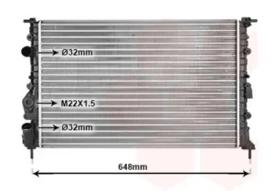 Radiador para Renault MEGANE I 1996