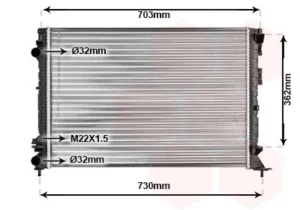 Radiador para Renault LAGUNA I 1994