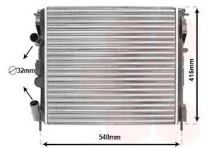 Radiador para Renault CLIO II 2001