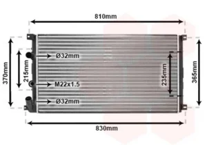 Radiador para Opel MOVANO A 2003