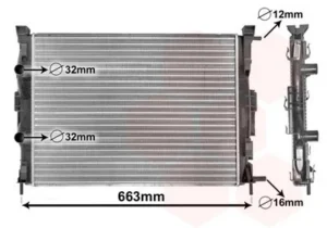 Radiador para Renault MEGANE II 2002