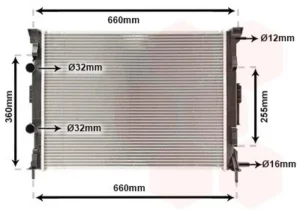 Radiador para Renault MEGANE II 2002