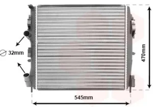 Radiador para Renault KANGOO 2003