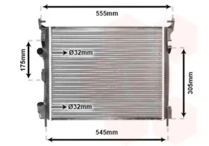 Radiador para Renault CLIO II 2001