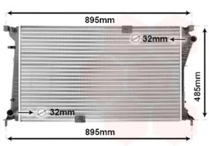 Radiador para Nissan PRIMASTAR 2006, Opel VIVARO A 2006 y Renault TRAFIC II 2006