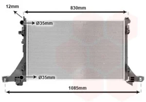 Radiador para Nissan NV400 2011, Opel MOVANO B 2010 y Renault MASTER III 2010