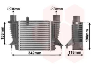 Intercooler para Renault CLIO III 2005