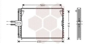 Condensador de aire acondicionado para Renault LAGUNA I 1994