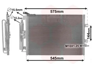Condensador de aire acondicionado para Renault CLIO III 2005 y CLIO III 2009